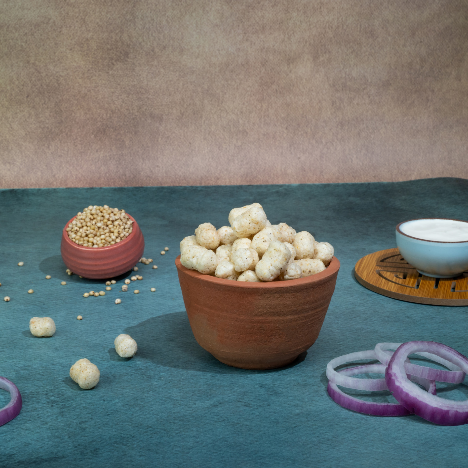 Jowar Cream & Onion Balls